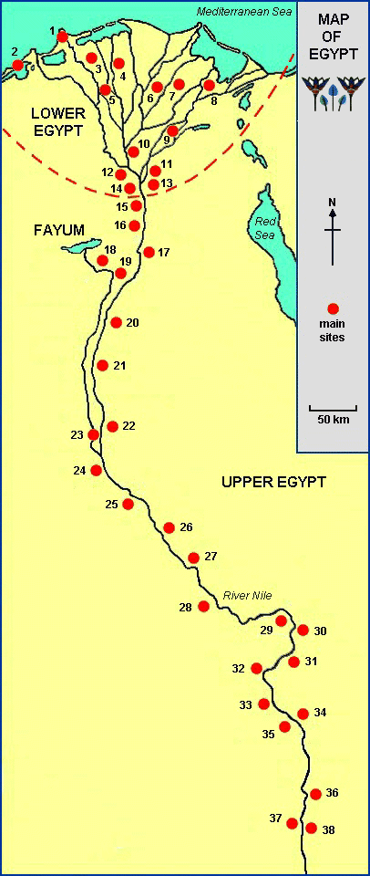 egypt map